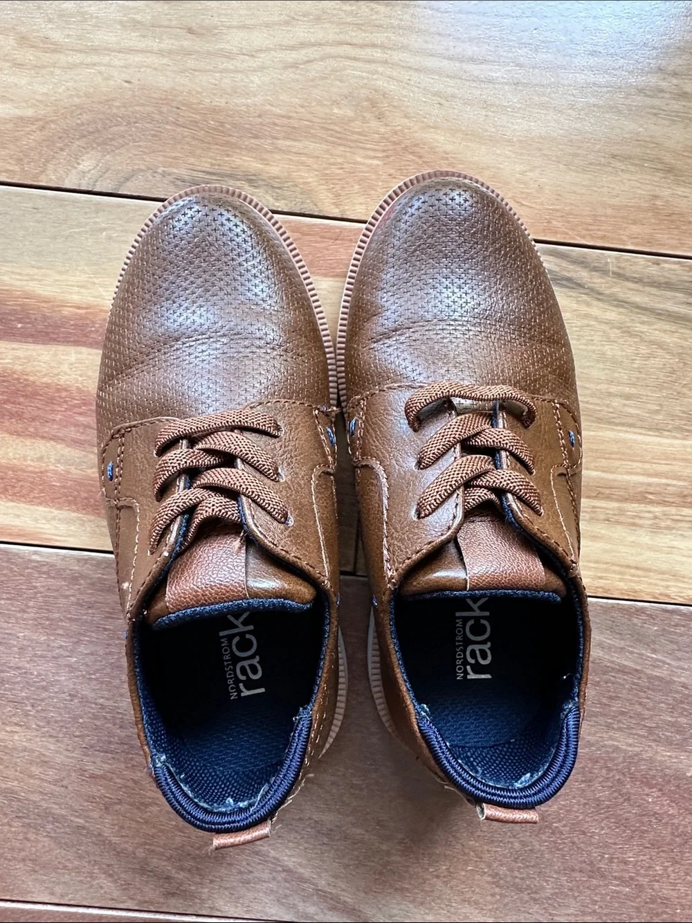 Brown Kids Casual No-Tie Lace-Up Shoes Toddler 10